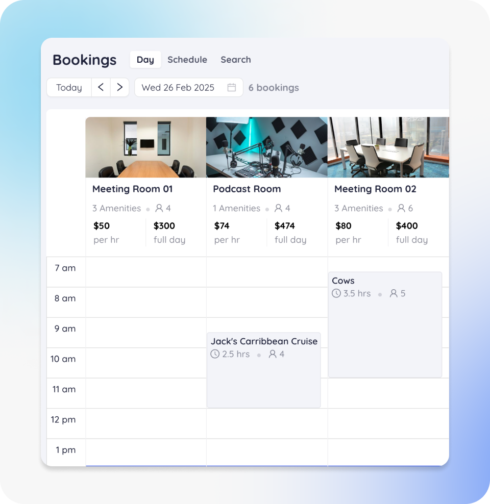 hamlet bookings page