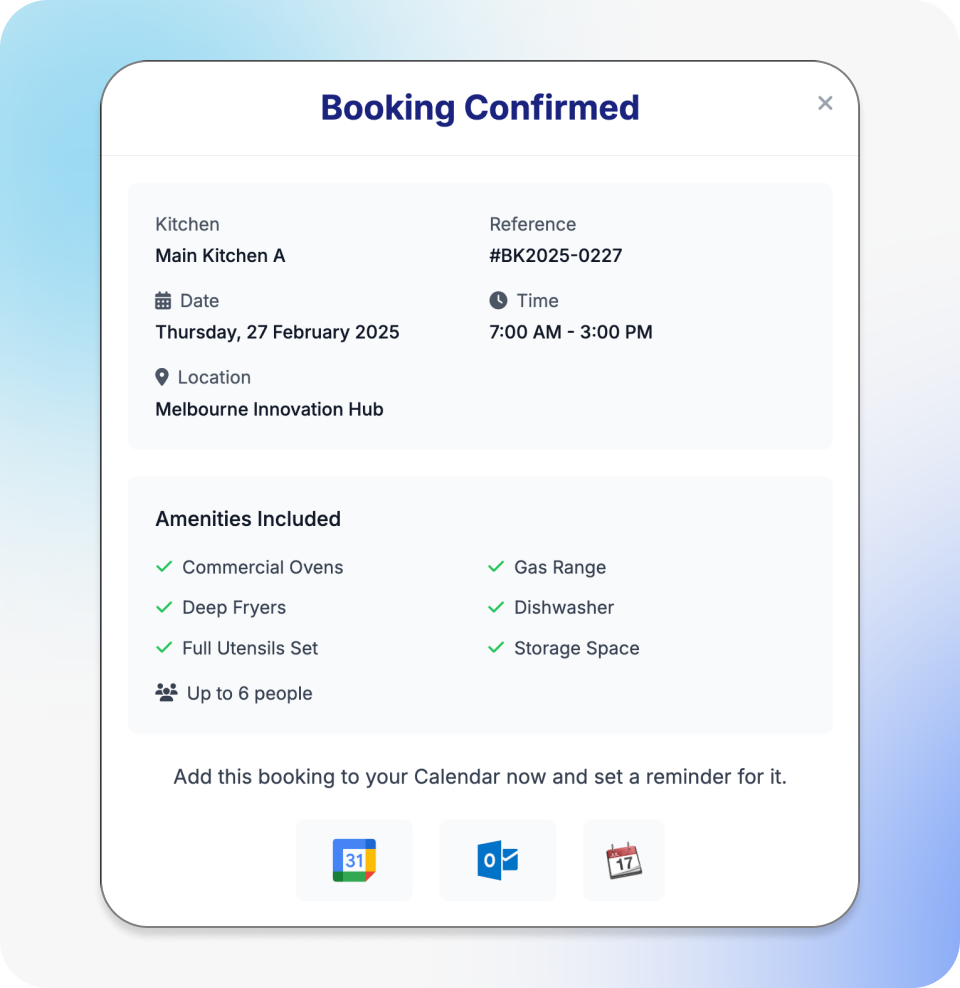 hamlet booking notification