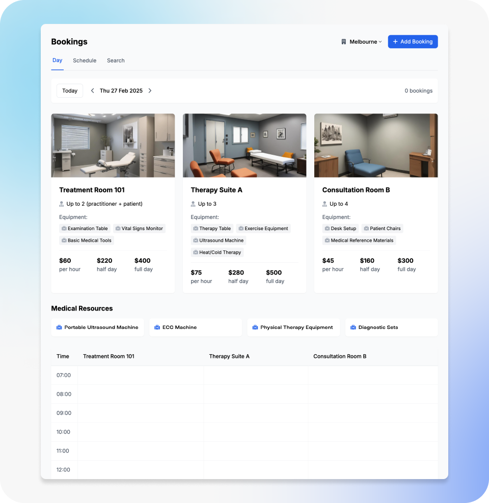 hamlet medical booking page