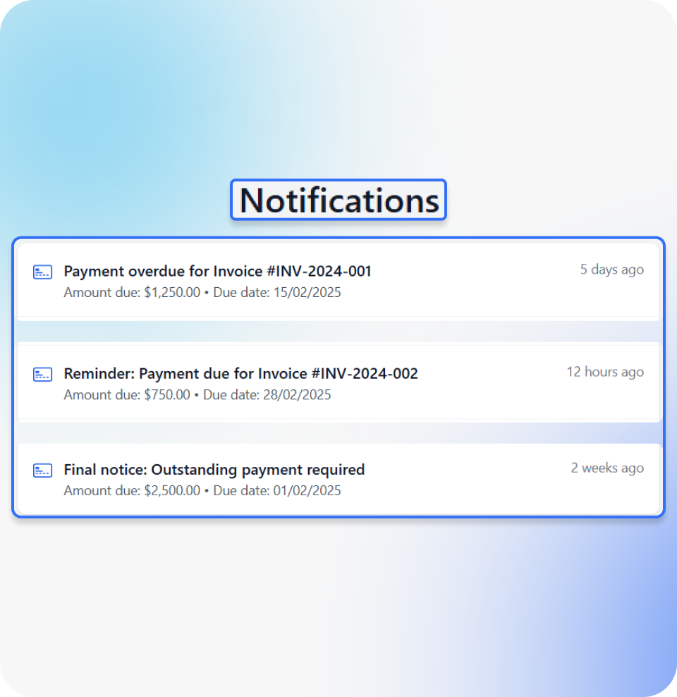 hamlet notifications section